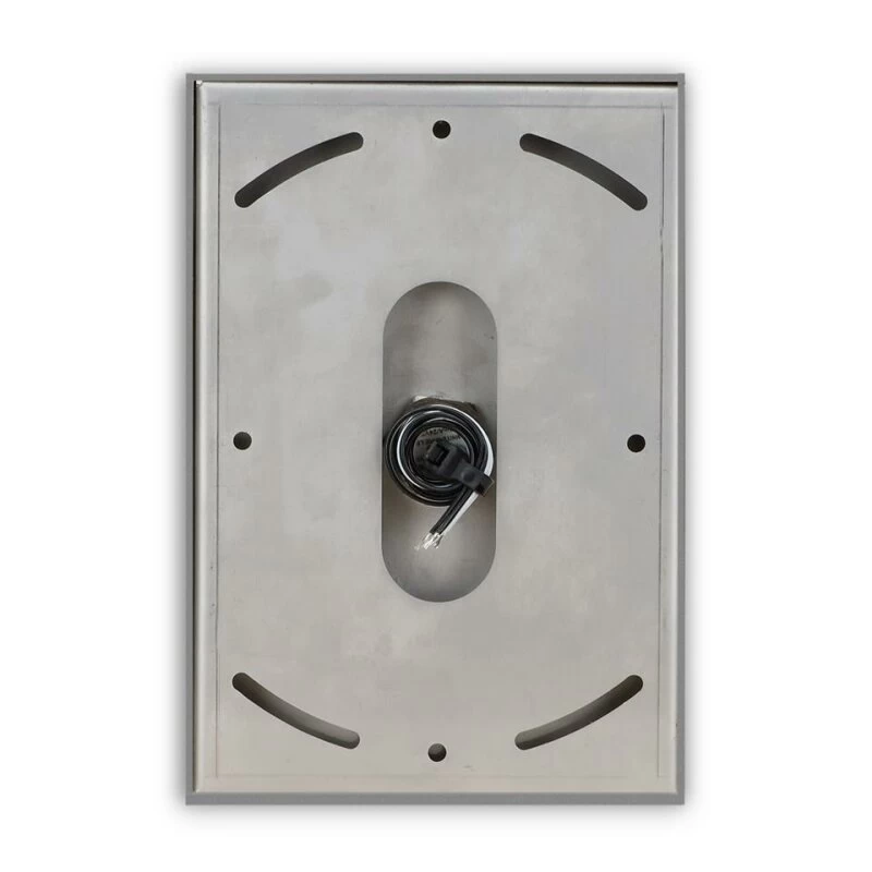 Edelstahl Aufputz Türklingel Aufputzklingel 110x160mm Mit LED Taster Saturn2 – Bild 5