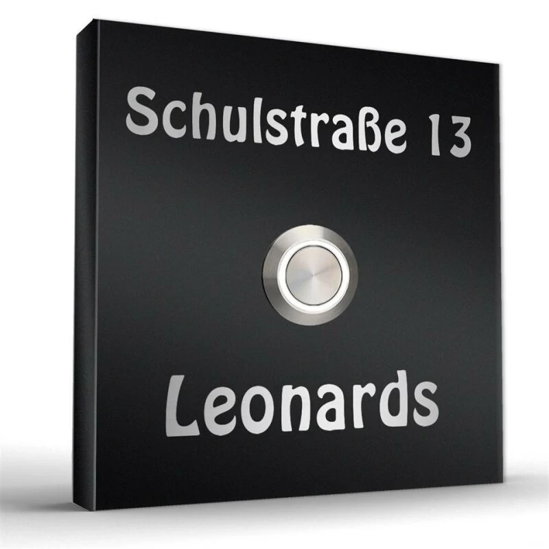 Edelstahl Aufputz Türklingel Aufputzklingel In Verschiedenen Größen Futura8 – Bild 3