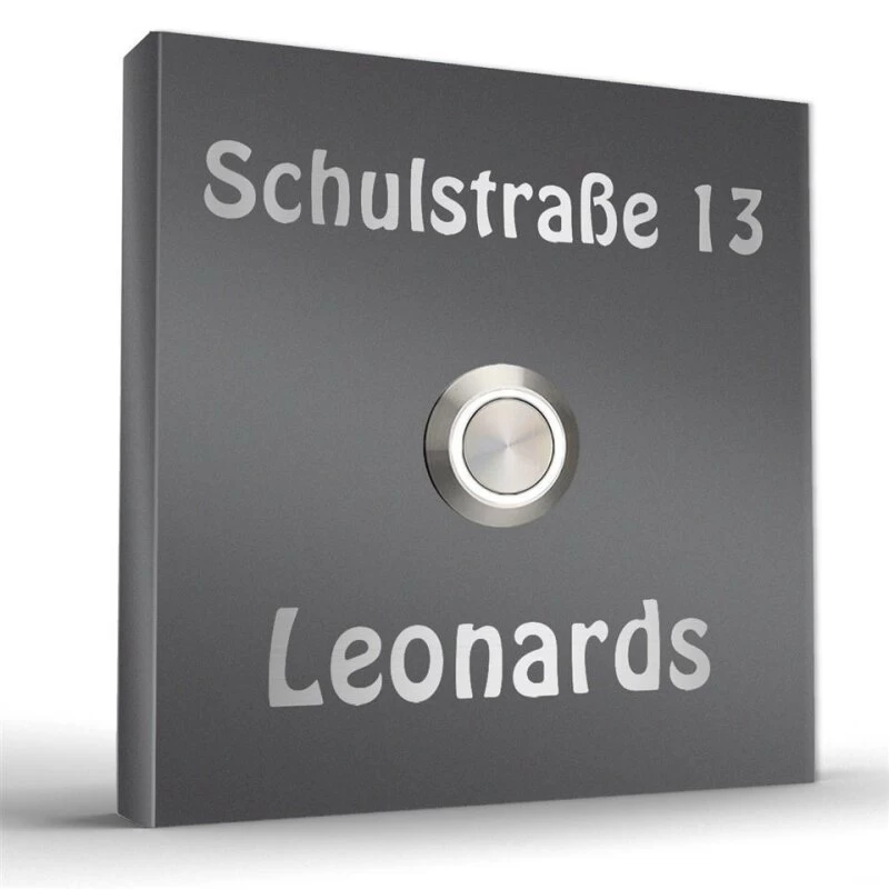 Edelstahl Aufputz Türklingel Aufputzklingel In Verschiedenen Größen Futura8 – Bild 4