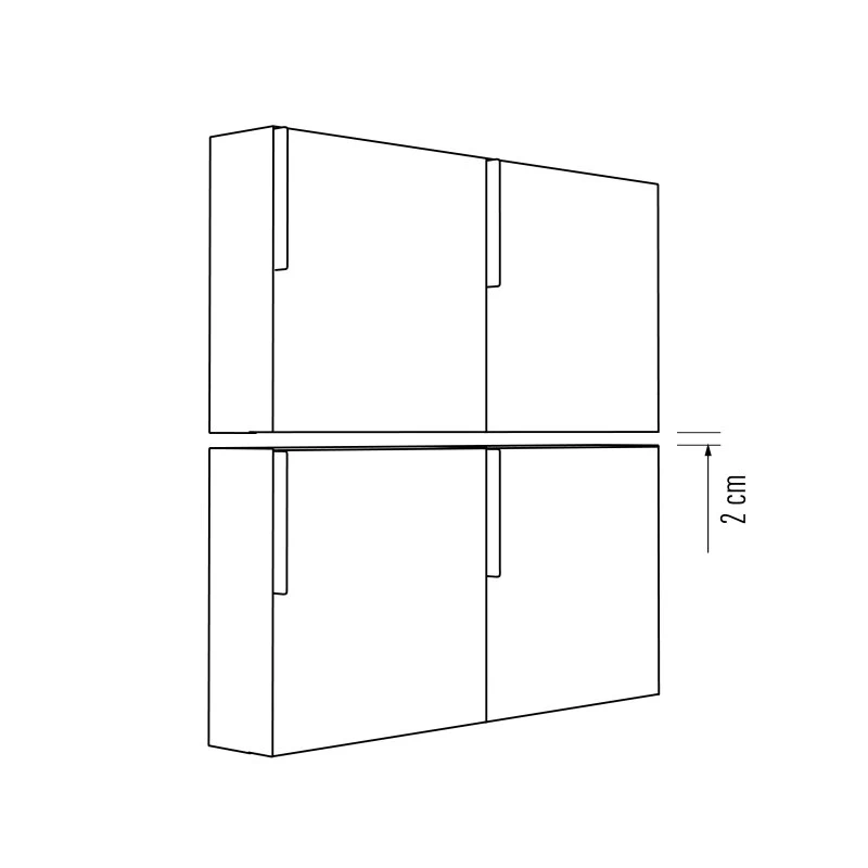 Edelstahl Briefkasten Briefkastenanlage Portis Mit Holzdekor-Front Grau Metallic RAL 9016 – Bild 7