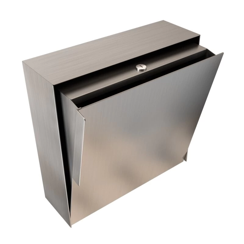 Edelstahl Briefkasten Briefkastenanlage Wandbriefkasten Portis – Bild 3