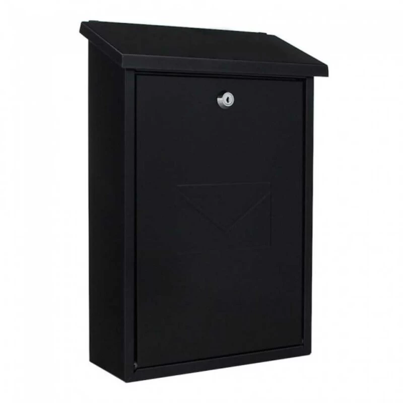 Edelstahl Briefkasten Design Mailbox Parma Anthrazit