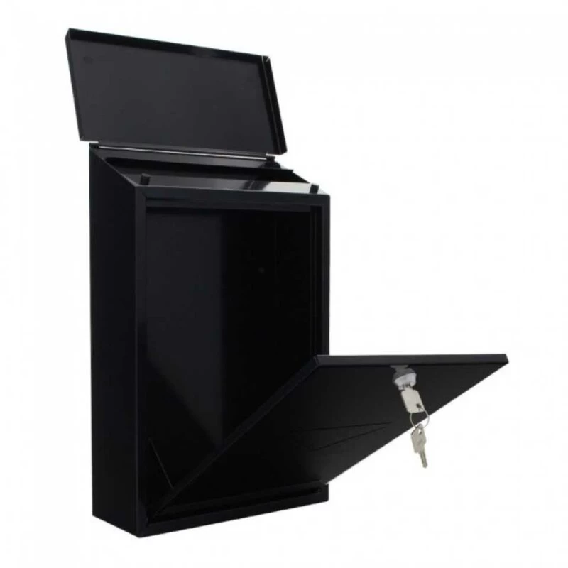 Edelstahl Briefkasten Design Mailbox Parma Anthrazit – Bild 2