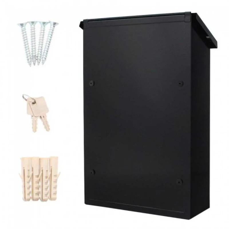 Edelstahl Briefkasten Design Mailbox Parma Anthrazit – Bild 4