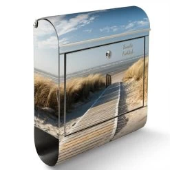 Edelstahl Briefkasten Wandbriefkasten Design Dünen