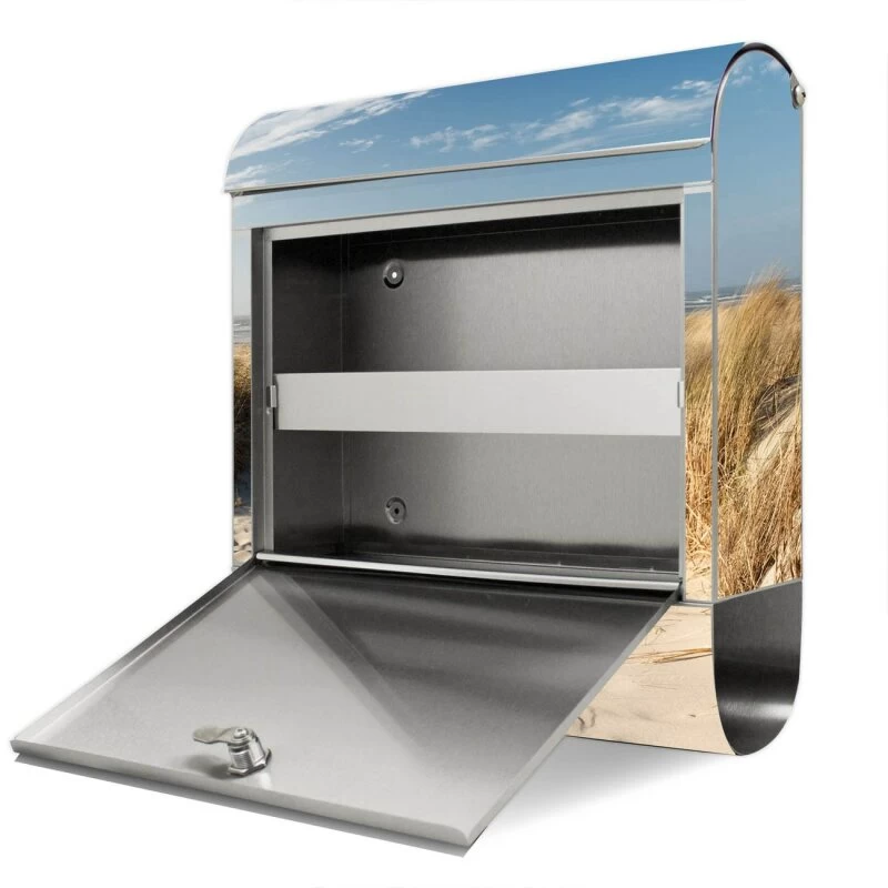 Edelstahl Briefkasten Wandbriefkasten Design Dünen – Bild 4