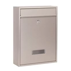 Edelstahl Briefkasten Wandbriefkasten Postkasten Oberölfen