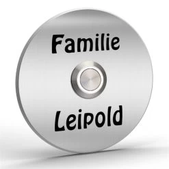 Edelstahl Klingelplatte RUND In Verschiedenen Größen