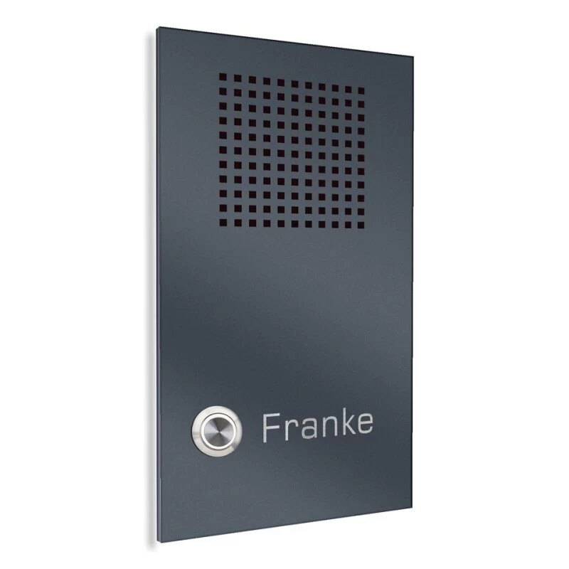 Edelstahl Türklingel Klingeltableau 150x250mm Mit Sprechsieb – Bild 2