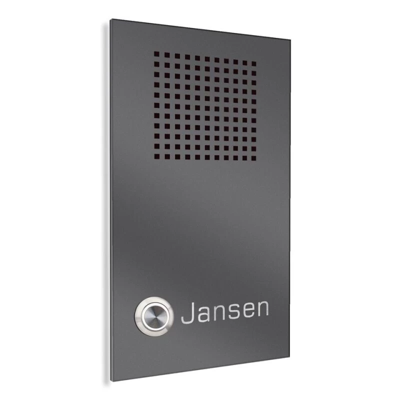 Edelstahl Türklingel Klingeltableau 150x250mm Mit Sprechsieb – Bild 4