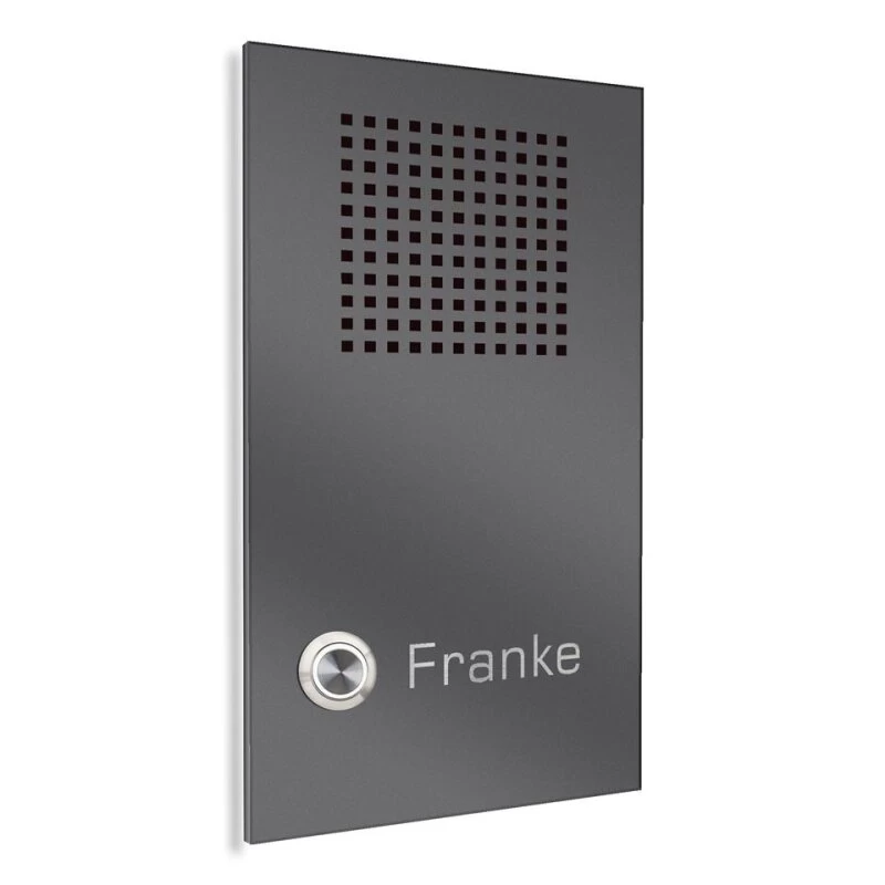 Edelstahl Türklingel Klingeltableau 150x250mm Mit Sprechsieb – Bild 5