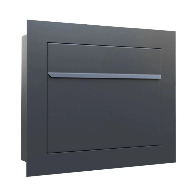 Einbaubriefkasten Boran RAL 7016 Anthrazit Grau