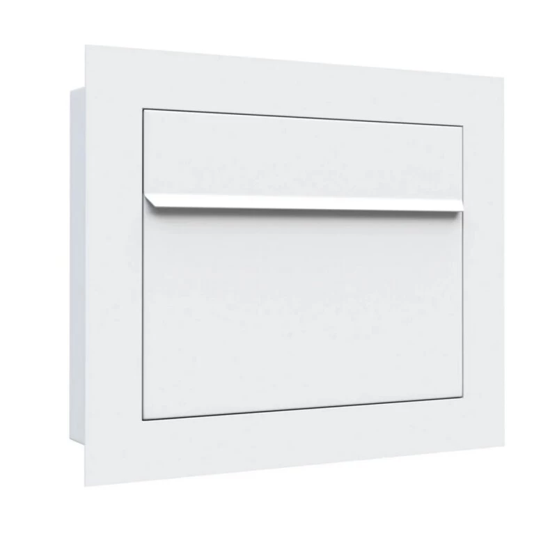 Einbaubriefkasten Boran Verkehrsweiß RAL 9016