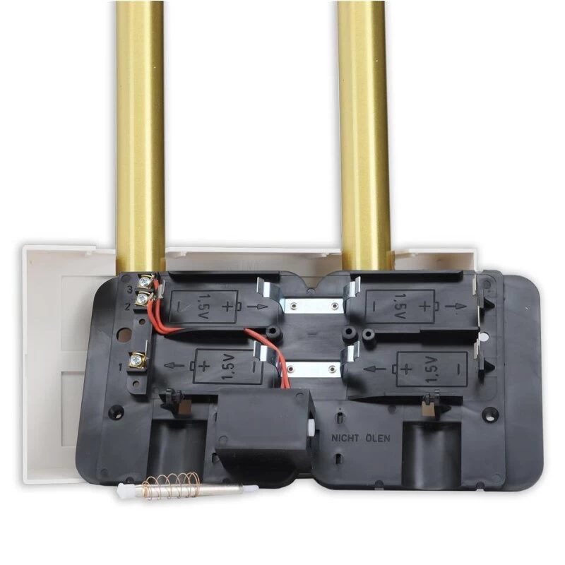 Elektromechanischer Röhrengong 8 - 12 V AC Zwei Klangerzeugennde Messingröhren – Bild 3