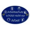 Emailschild Oval, 15 X 10 Cm, Arbeitsschutz