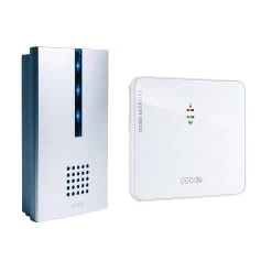 Funk-Türglocke, Geräusch-aktiver Sender & Empf. M. Opt. Anzeige