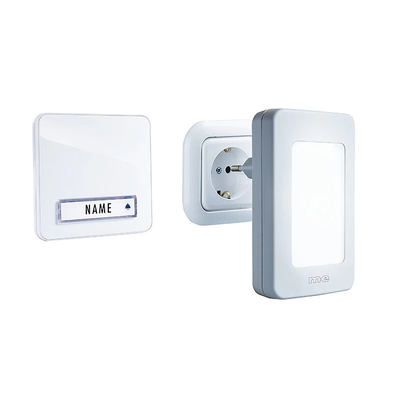 Funk-Türglocken-Set Für 1-Familien-Haus, Mit Automatischem Nachtlicht – Bild 3