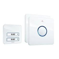 Funk-Türglocken-Set Funkklingel Für 2-Familien-Haus