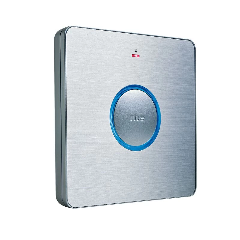 Funk-Türglocken-Set Funkklingel Für 2-Familien-Haus Silber Konfigurierbar – Bild 3