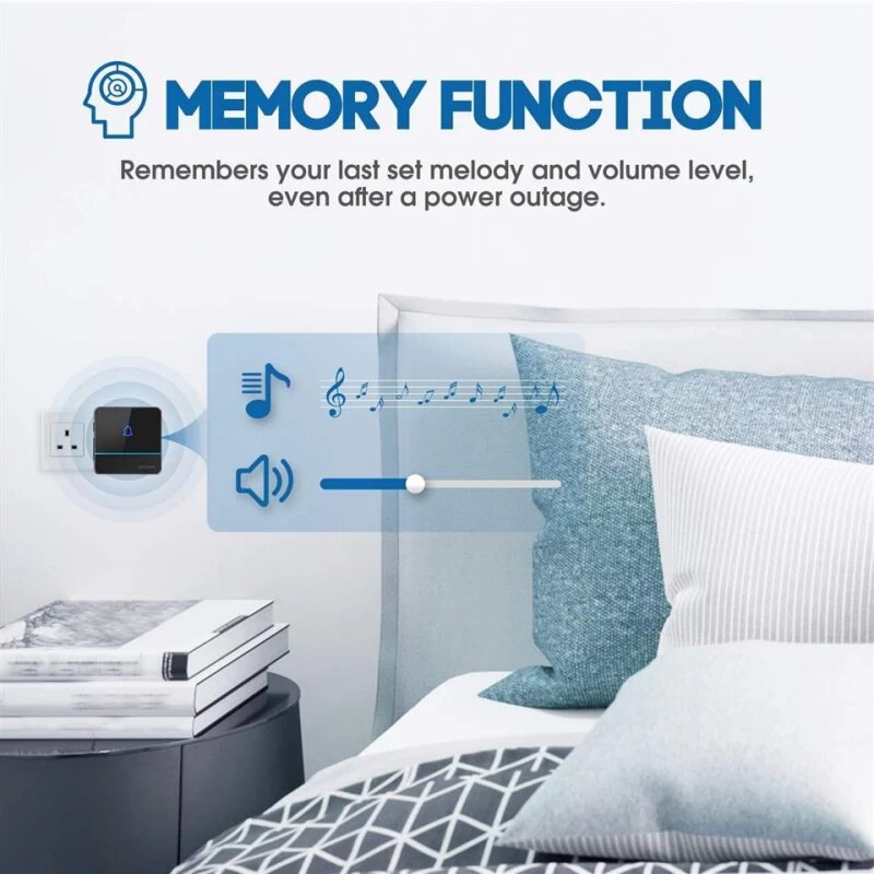 Funk Türklingel Set SUPRA 600 M Reichweite & GRAVUR – Bild 3