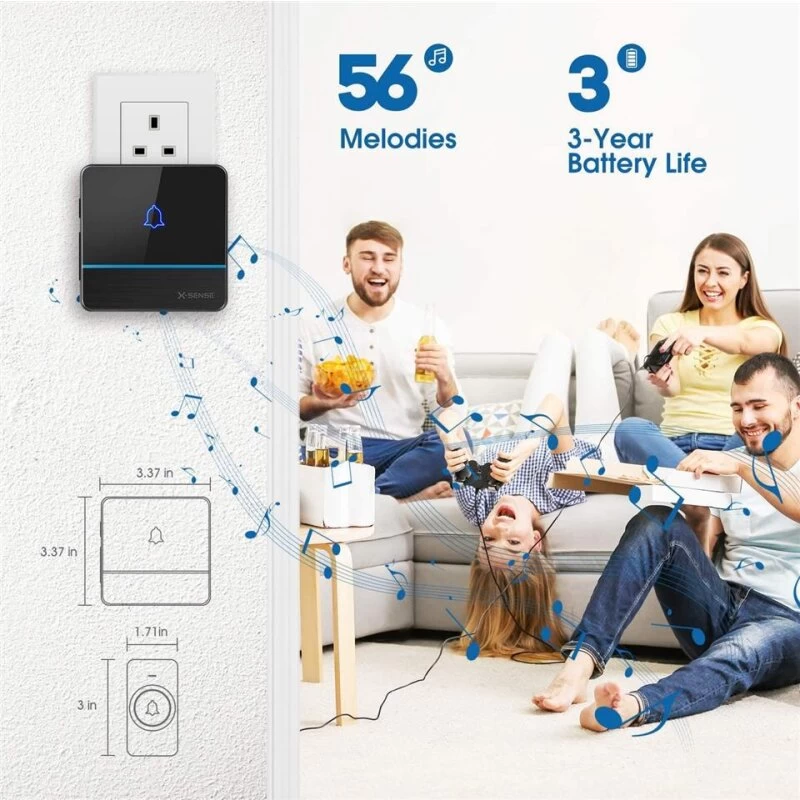 Funk Türklingel Set SUPRA 600 M Reichweite & GRAVUR – Bild 6