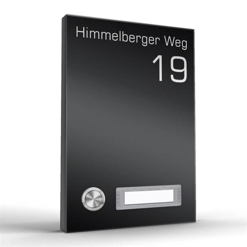 Funkklingel Aufputz 1 Familien Mit Beschriftungsfeld 140x200mm Premium – Bild 3