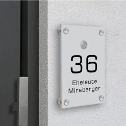 Funkklingel Aus Acrylglas 150x210mm Designklingel Neptun