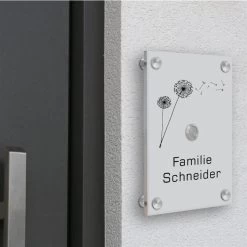 Funkklingel Aus Acrylglas 150x210mm Designklingel Venus