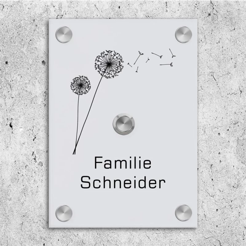 Funkklingel Aus Acrylglas 150x210mm Designklingel Venus – Bild 2