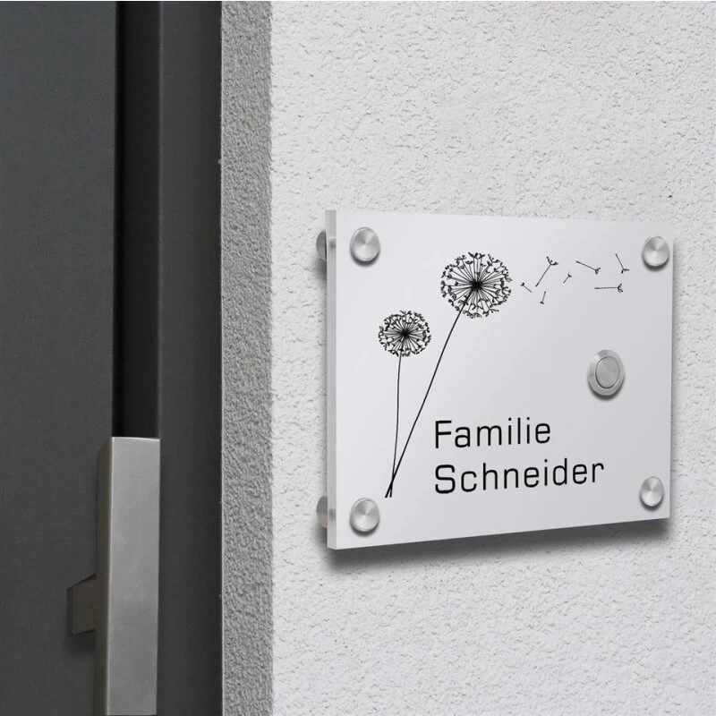 Funkklingel Aus Acrylglas 210x150mm Designklingel Orion