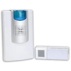 Funkklingel Funkgong Set HX Flashlight Weiß Batterie