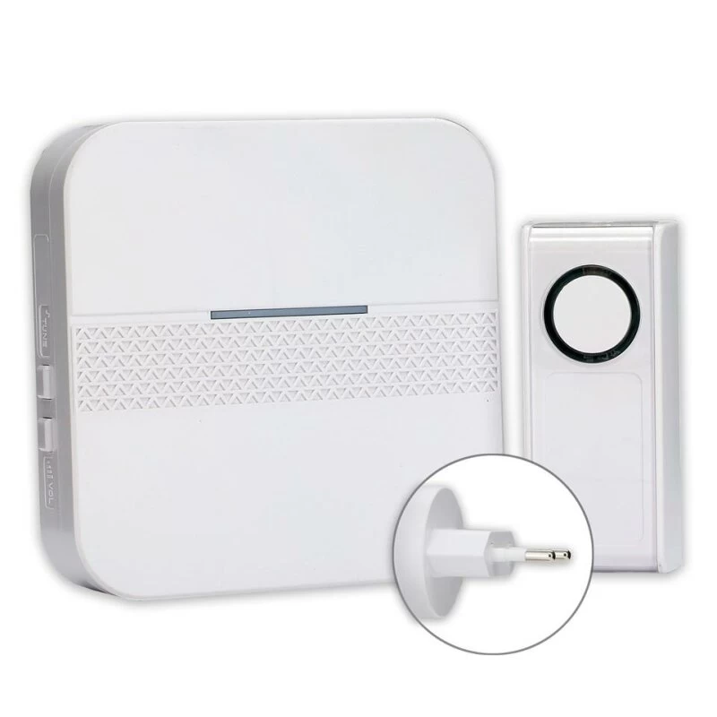 Funkklingel Funkgong-Set Radix Mit Namensschild Steckdosenbetrieb