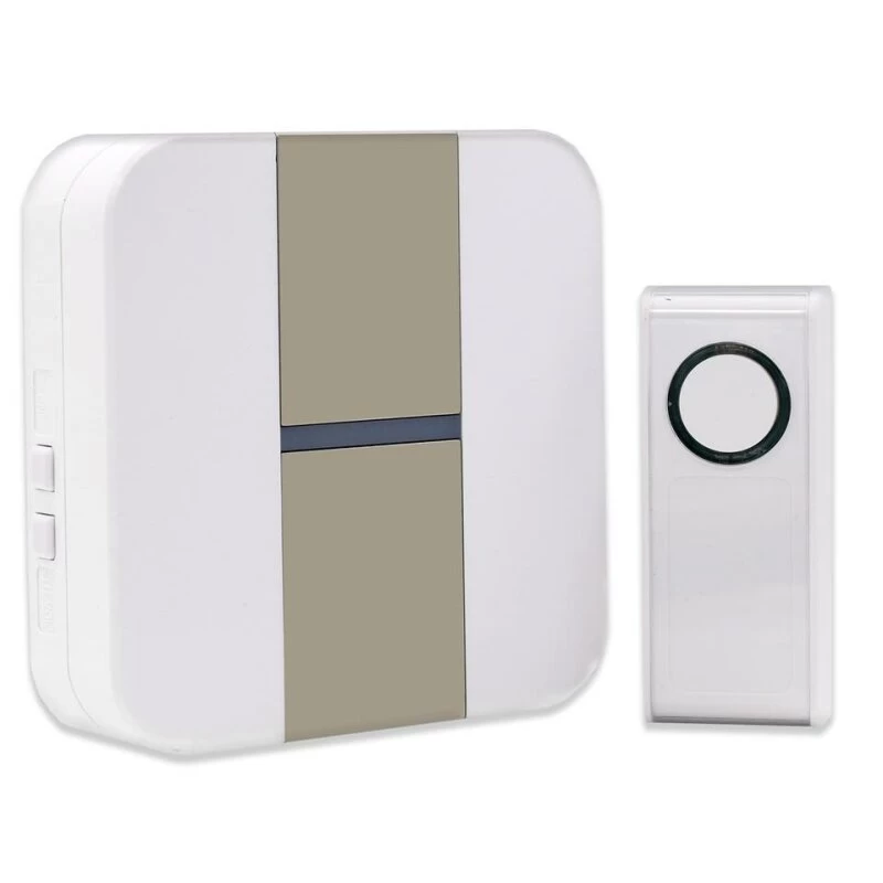 Funkklingel Funkgong-Set STRIPE Mit Namensschild Batteriebetrieb