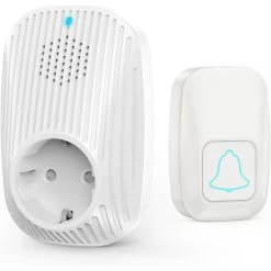 Funkklingel Mit 2 USB Anschlüssen Und Steckdose 400m Reichweite