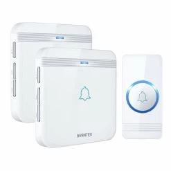 2 Fach Funktürklingel DUO mit 400m Reichweite Und 52 Tollen Melodien