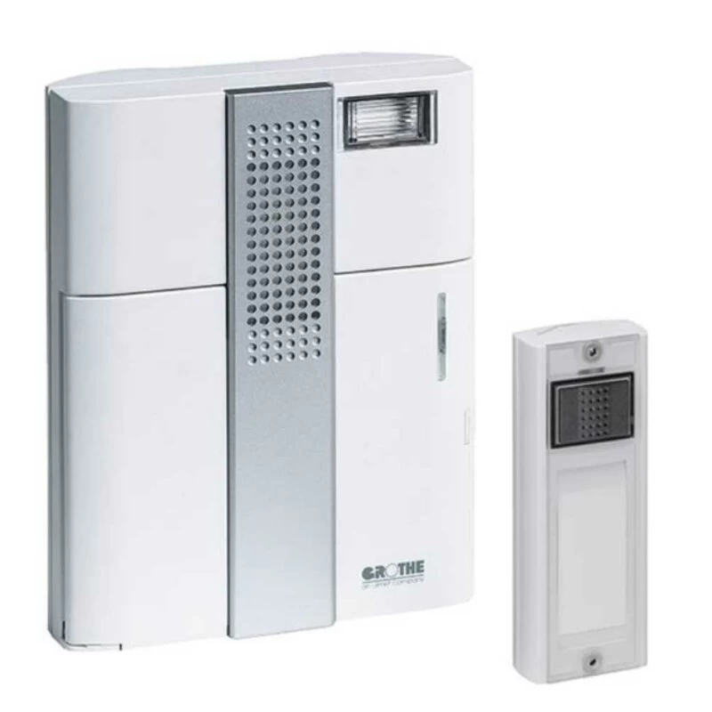 Grothe Funkgong Set MISTRAL 300 43300 Mit 13 Melodien & Blitzlicht