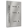 Klingelplatte 2 Familien 120x210mm Mit Lichttaster