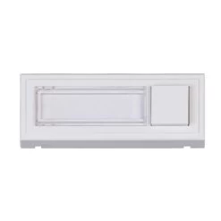 Klingelplatte Clipfix Aus Kunststoff Für Aufputz Anreihbar Unbeleuchtet