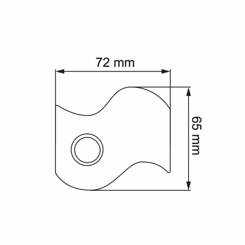 Klingeltaster Klingelplatte Fahne Edelstahl Geschliffen – Bild 2
