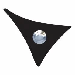 Klingeltaster Klingelplatte Segel Schwarz RAL 9005