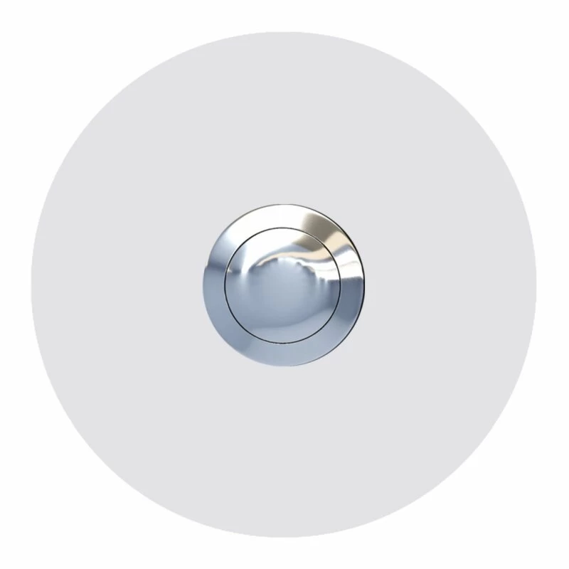 Klingeltaster Kreis Weiß RAL 9016