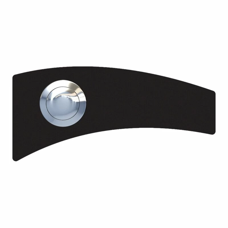 Klingeltaster Square Schwarz RAL 9005