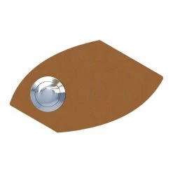 Klingeltaster Trapeze Rost RAL 8001