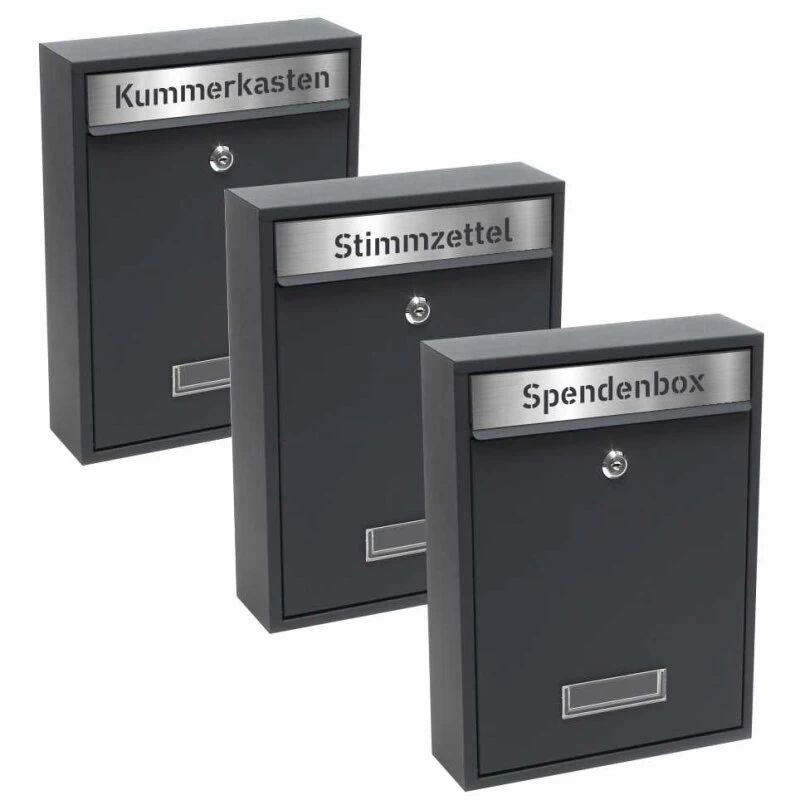 Kummerkasten Losbox Lob & Kritik Stimmzettel Kasten