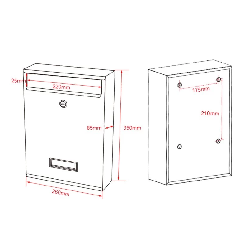 Kummerkasten Losbox Lob & Kritik Stimmzettel Kasten – Bild 2