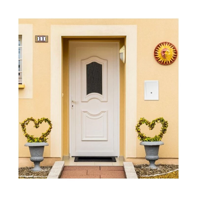 Kunststoff Briefkasten Posta Schwarz / Weiß – Bild 4