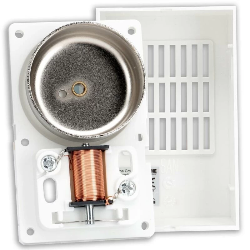 Läutewerk Grothe Klingel 8 V (max) 85 DBA Weiß – Bild 3