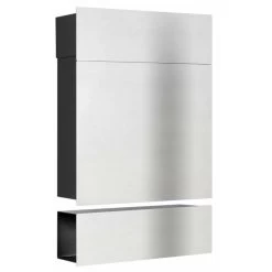 Premium Briefkasten Edelstahl Mit Zeitungsfach