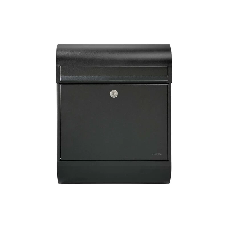 MEFA Briefkasten RUBY 866 Tiefschwarz Glänzend RAL 9005 – Bild 2