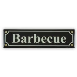 Mini-Straßenschild Barbecue